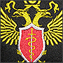 Вышитый герб с двуглавым орлом на военной форме