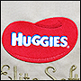 Вышивка логотипа Huggies