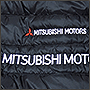 Вышивка на жилете логотипа Mitsubishi Motors