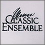 Вышивка на белом крое логотипа ensemble