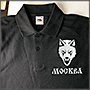 Рубашка-поло с логотипом на заказ Белые Волки Москва