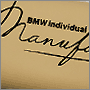 Вышивка на коже логотипа BMW