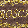 Вышивка на крое золотыми нитями ROSСA