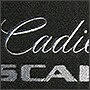 Вышивка на автомобильном коврике Cadillac ESCALADE