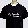 Вышивка на футболке Mr. Captain Barashki