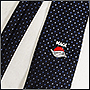 Вышивка логотипа на галстуке