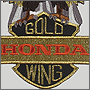 Нашивка на спину с орлом Honda Goldwing для байкеров