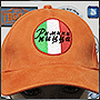 Вышивка на кепке логотипа Римини пицца