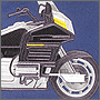 Нашивка на одежду с мотоциклом Honda GL1500 для клуба Колдыри