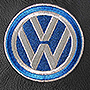 Вышивка металлизированной нитью логотипа Volkswagen GTI