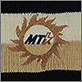 Нанесение логотипа МТК на шарф
