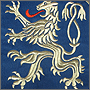 Вышивка на флаге для компании Lowenbrau-Москва