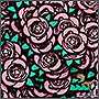 Нашивки на ткань в виде роз