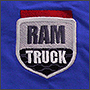 Вышивка на одежде эмблемы Ram Truck
