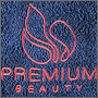 Вышивка логотипа Premium Beauty на махровом полотенце