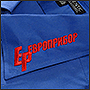 Вышивка на воротнике рубашки логотипа Европрибор