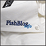 Вышивка на воротнике рубашки логотипа Fish blog info