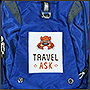 Нашивка на рюкзак Travel Ask