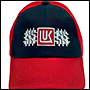 Вышивка на кепке логотипа Лукойл