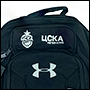 Вышивка логотипа ЦСКА на рюкзаке
